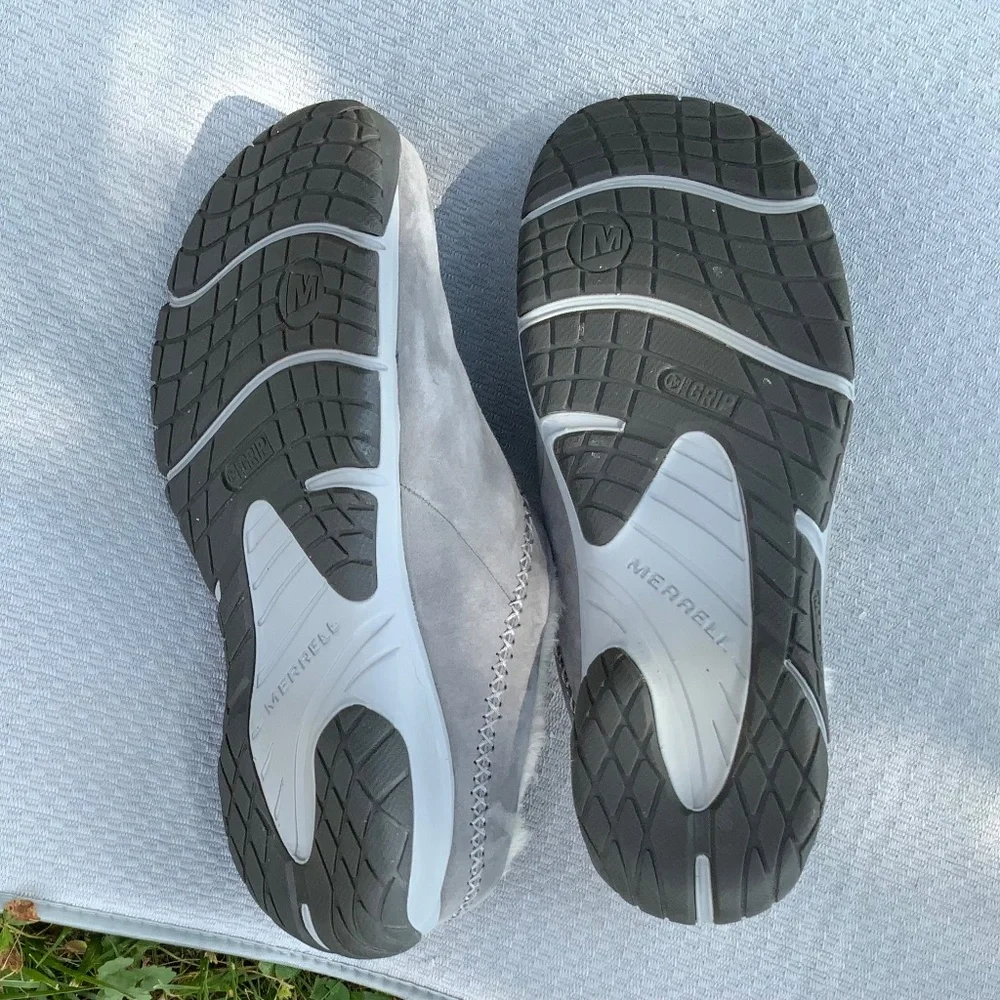 Merrell  Women’s Encore Ice Gray Suede Sheepskin  Slip-on Shoes 9.5 - Picture 4 of 4